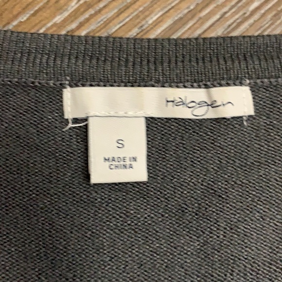 Halogen gray cardigan sweater - Picture 13 of 17